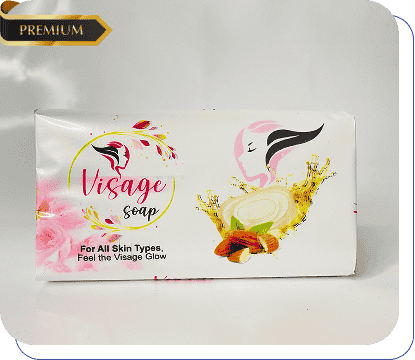 Almond Soap bar with whole almonds and almond oil.