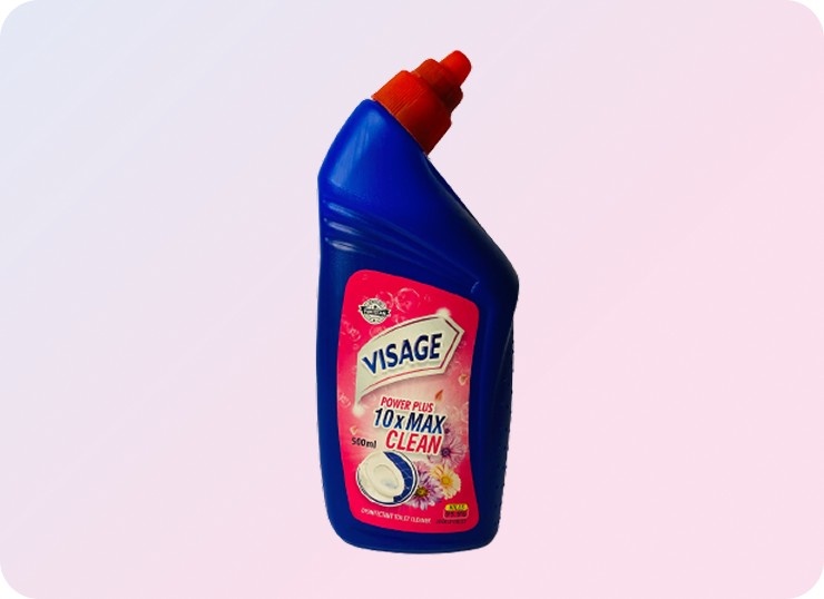 Toilet Cleaner with brush, strong bathroom cleaner.