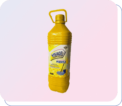 Visage phenyl cleaning product with a spray bottle.